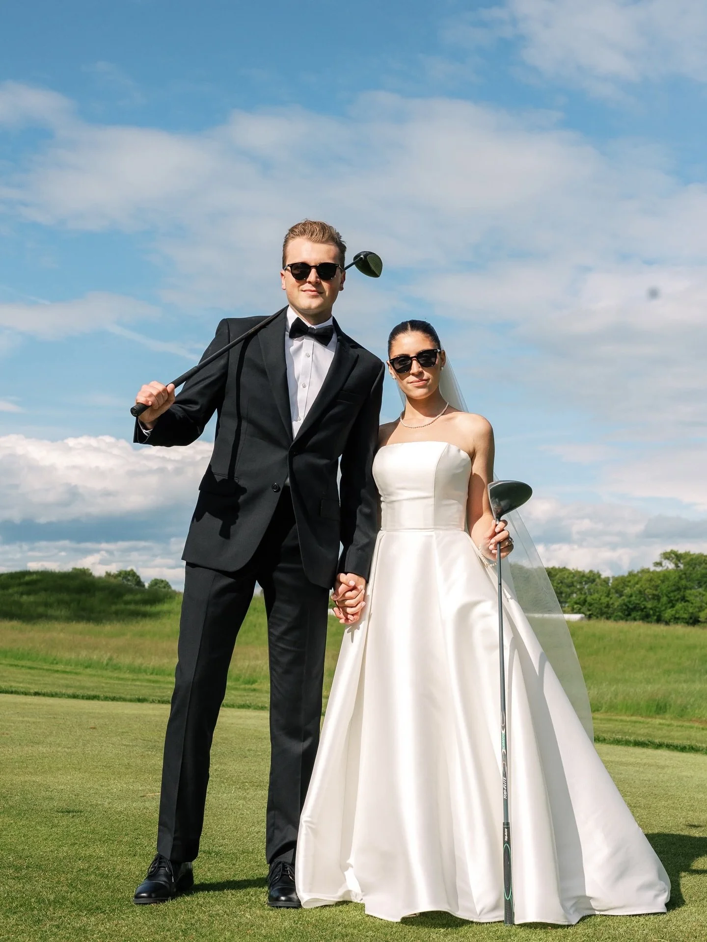 Do you still need a proof that golf club weddings can be epic?! 😎 ⛳️ 🍸 
Timeless style, incredible energy, and unlimited love ❤️ 

#ctweddingphotographer #ctweddingplanner #bostonweddingphotographer #bostonweddingplanner #golfclubwedding #tpcriverh