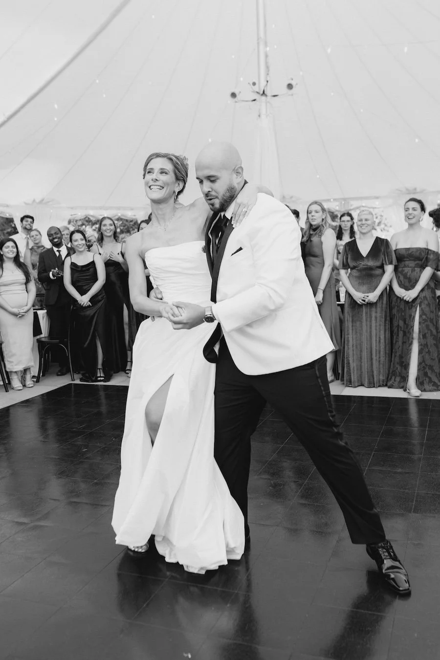 Epic Anna and Jeremy First Dance at The Estate New Haven wedding