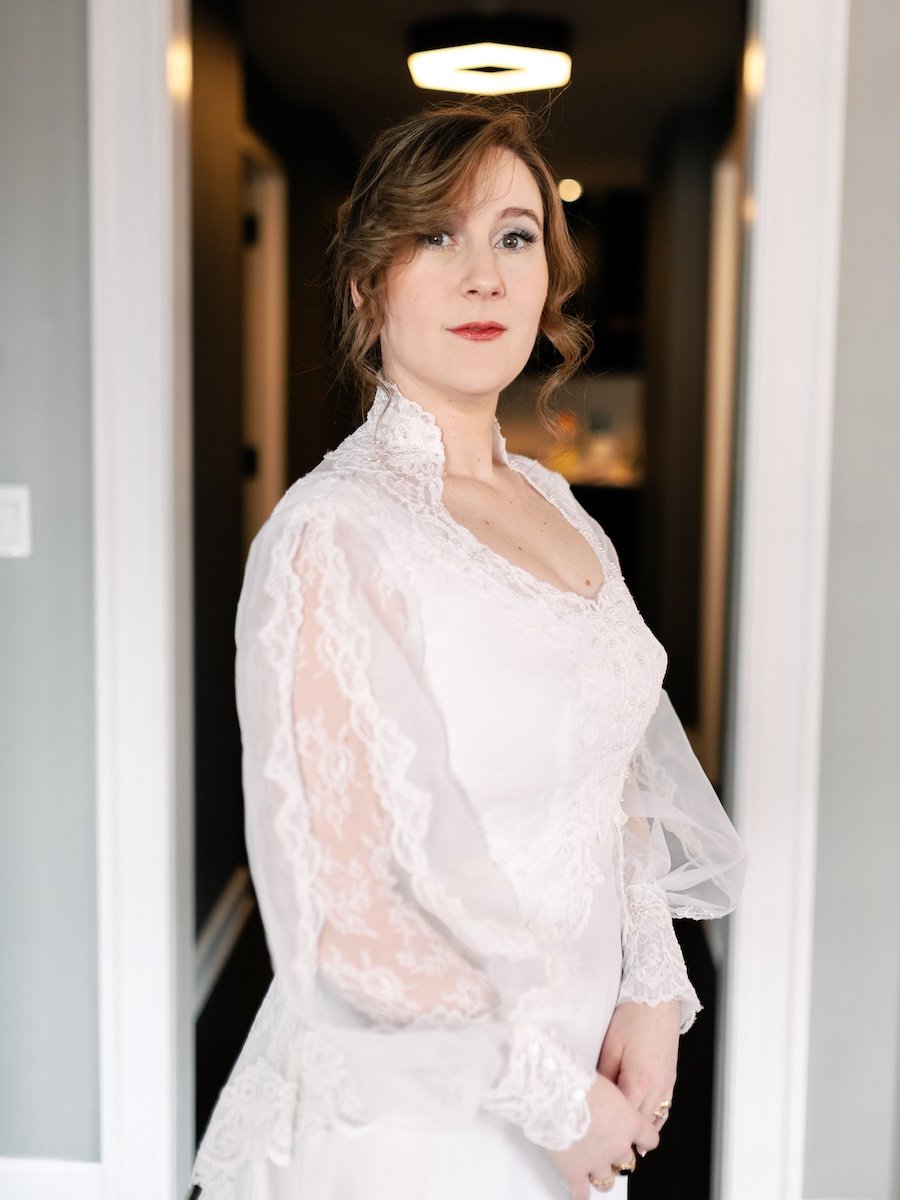 Classic portrait of the bride from Pond House Cafe wedding in Connecticut