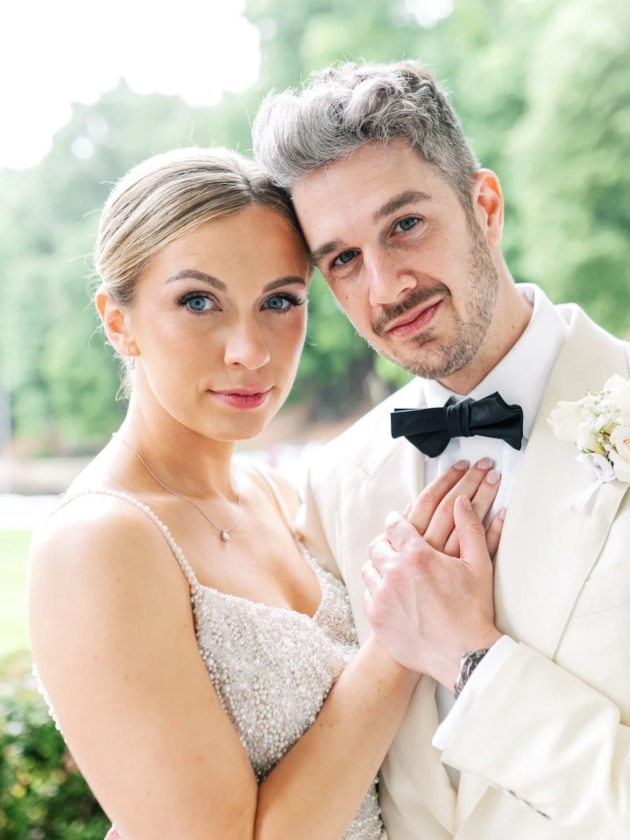 Elegant wedding portraits in Farmington Polo Club, CT