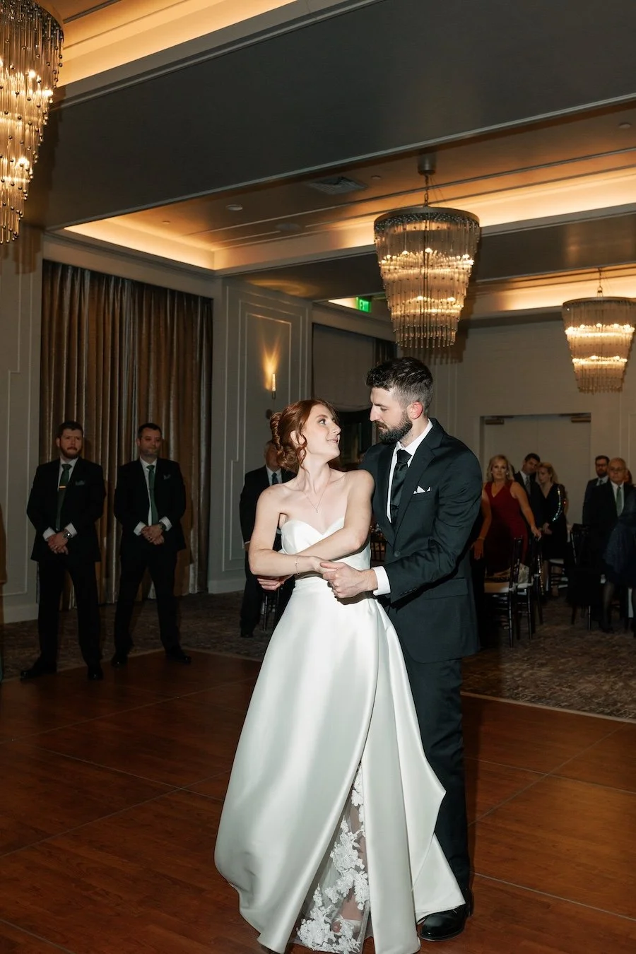 Bride and groom First Dance at the wedding in Delamar West Hartford, Connecticut