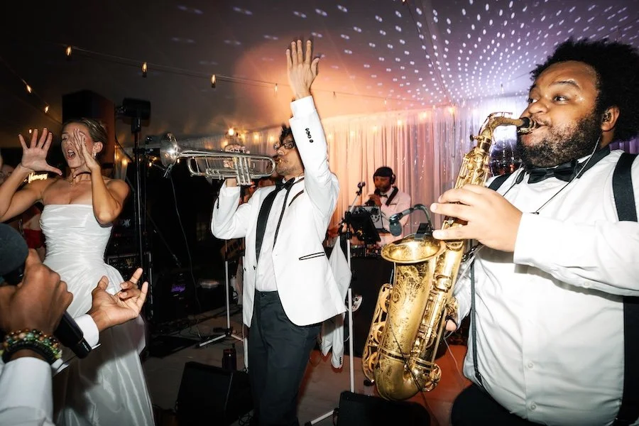 Candid reception moments at The Estate New Haven wedding