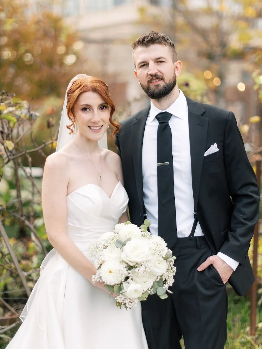 Elegant Delamar West Hartford wedding bride and groom portrait in Connecticut