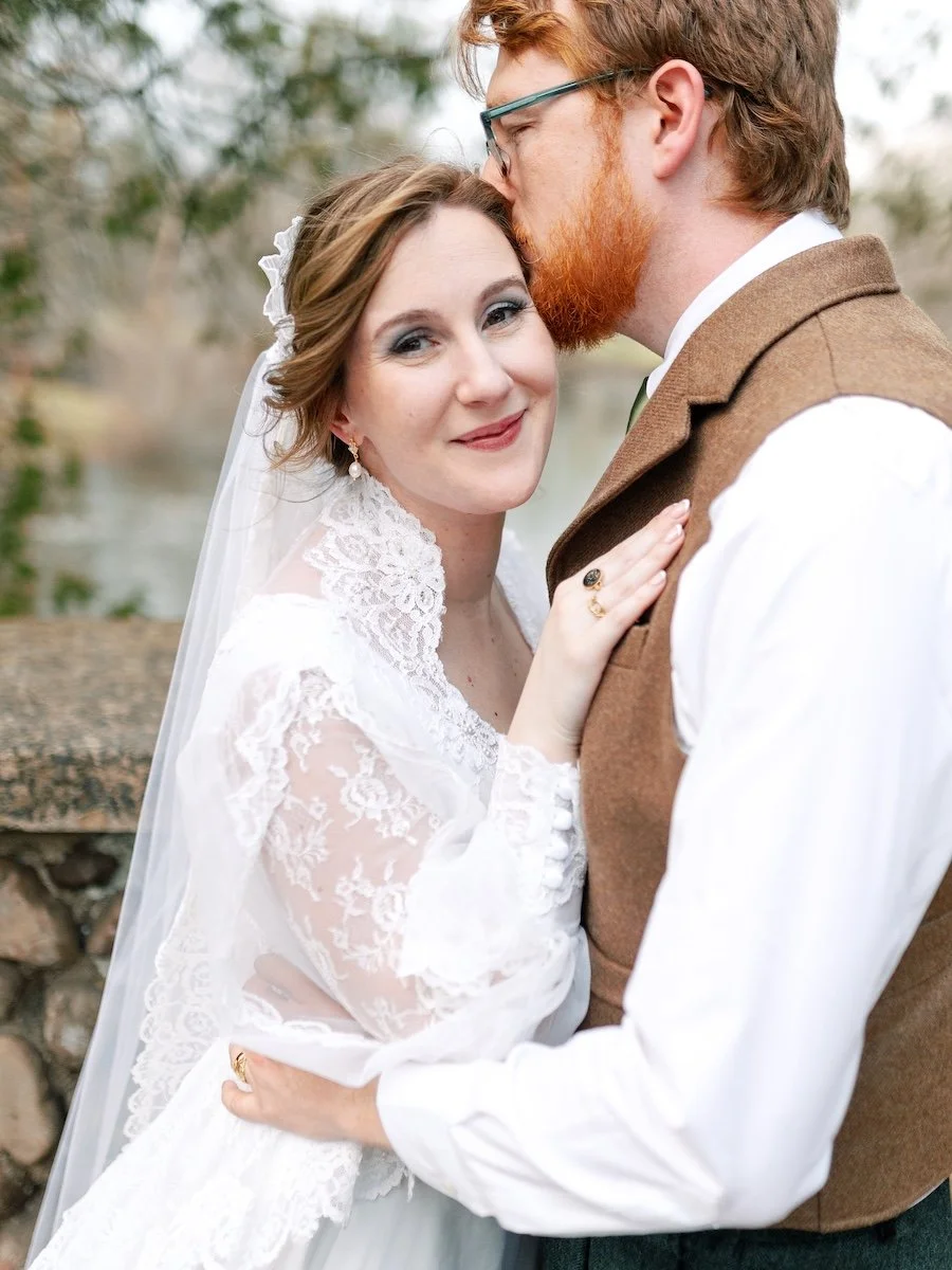Vintage styled Pond House Cafe wedding in West Hartford, Connecticut with elegant details