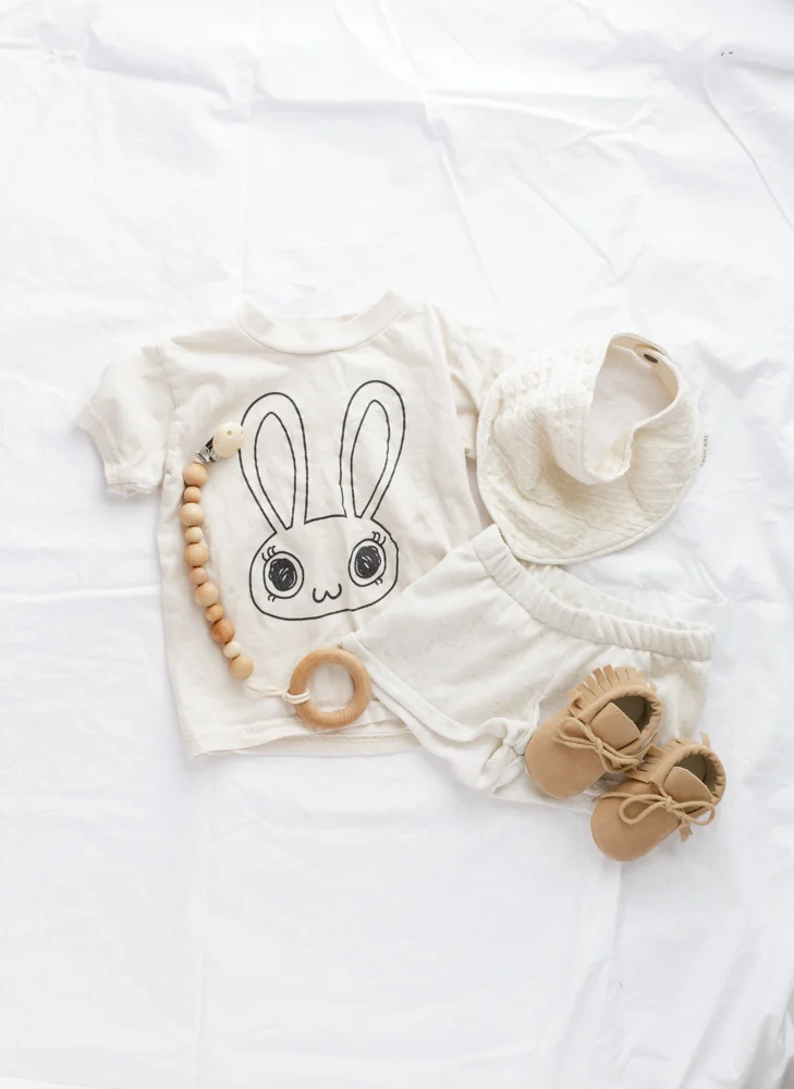 Kids neutral flatlay - theskulls.co