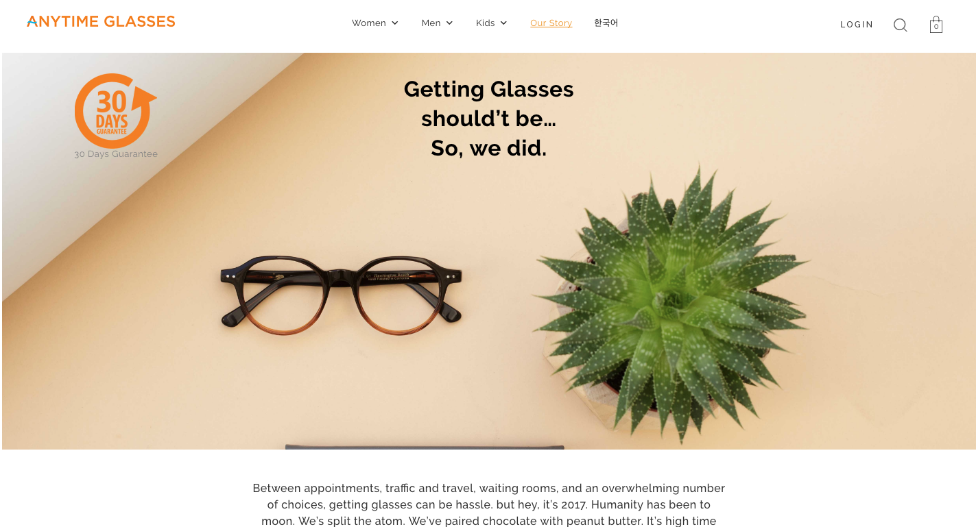 Eyewear flatlay for Anytime Glasses by Ryan Pavlovich