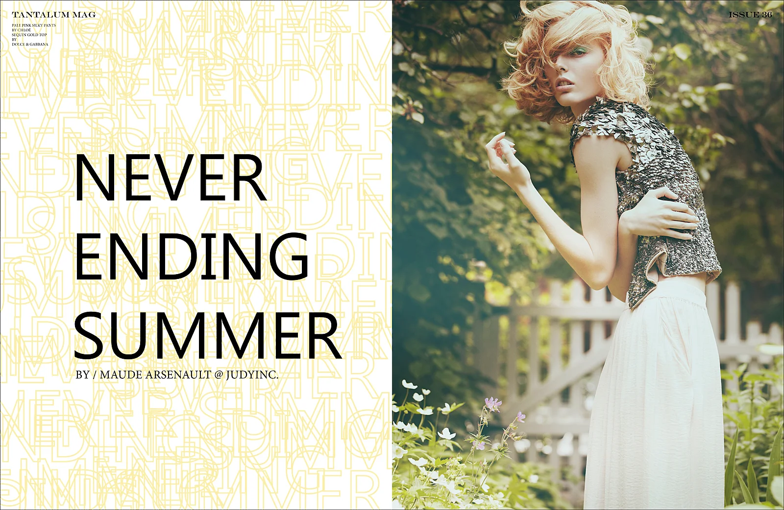  Foto zu NEVER ENDING SUMMER — TANTALUM MAGAZINE 