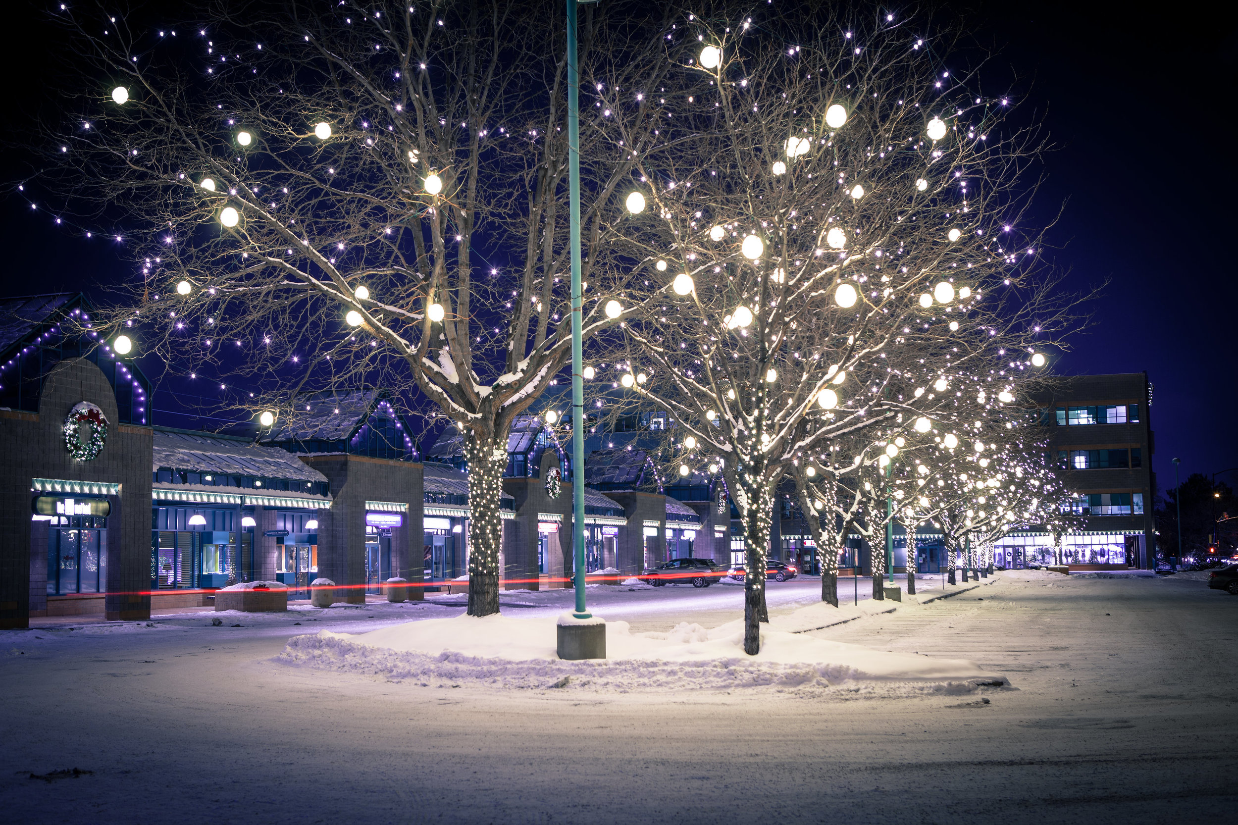 christmas light installation