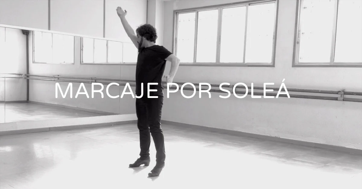 Marcaje por solea - basic marking step for solea | flamencobites.com