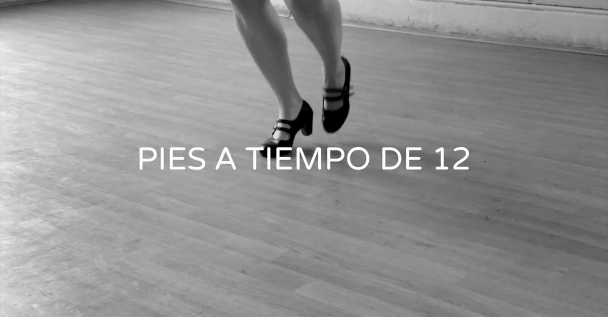 Pies a tiempo de 12 - Flamenco footwork exercise for 12 counts | flamencobites.com