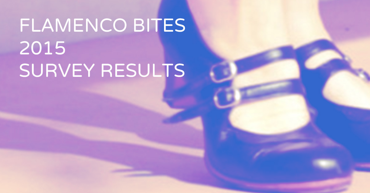 Flamenco Bites 2015 survey results 