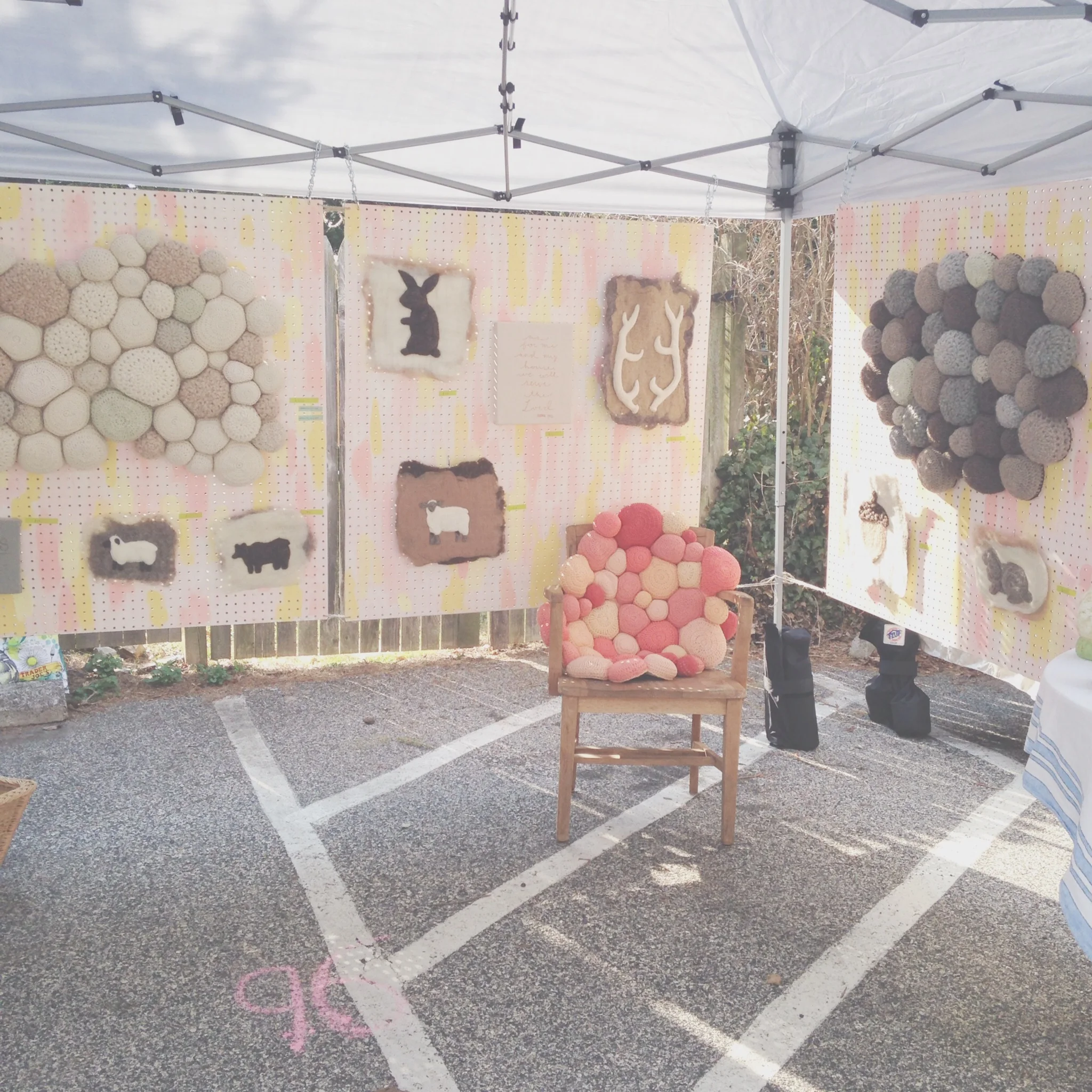 Ernie and Irene's booth at Clover Market Chestnut Hill 2014