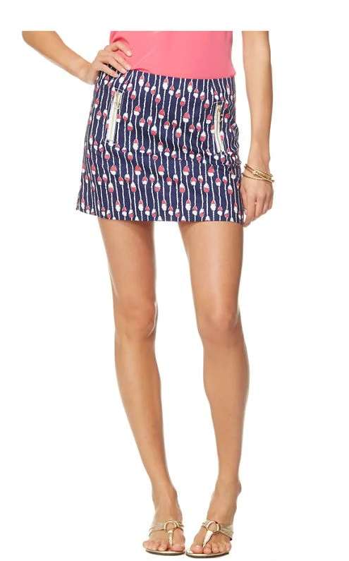 Swim Lanes Stripe on the Tate Skirt