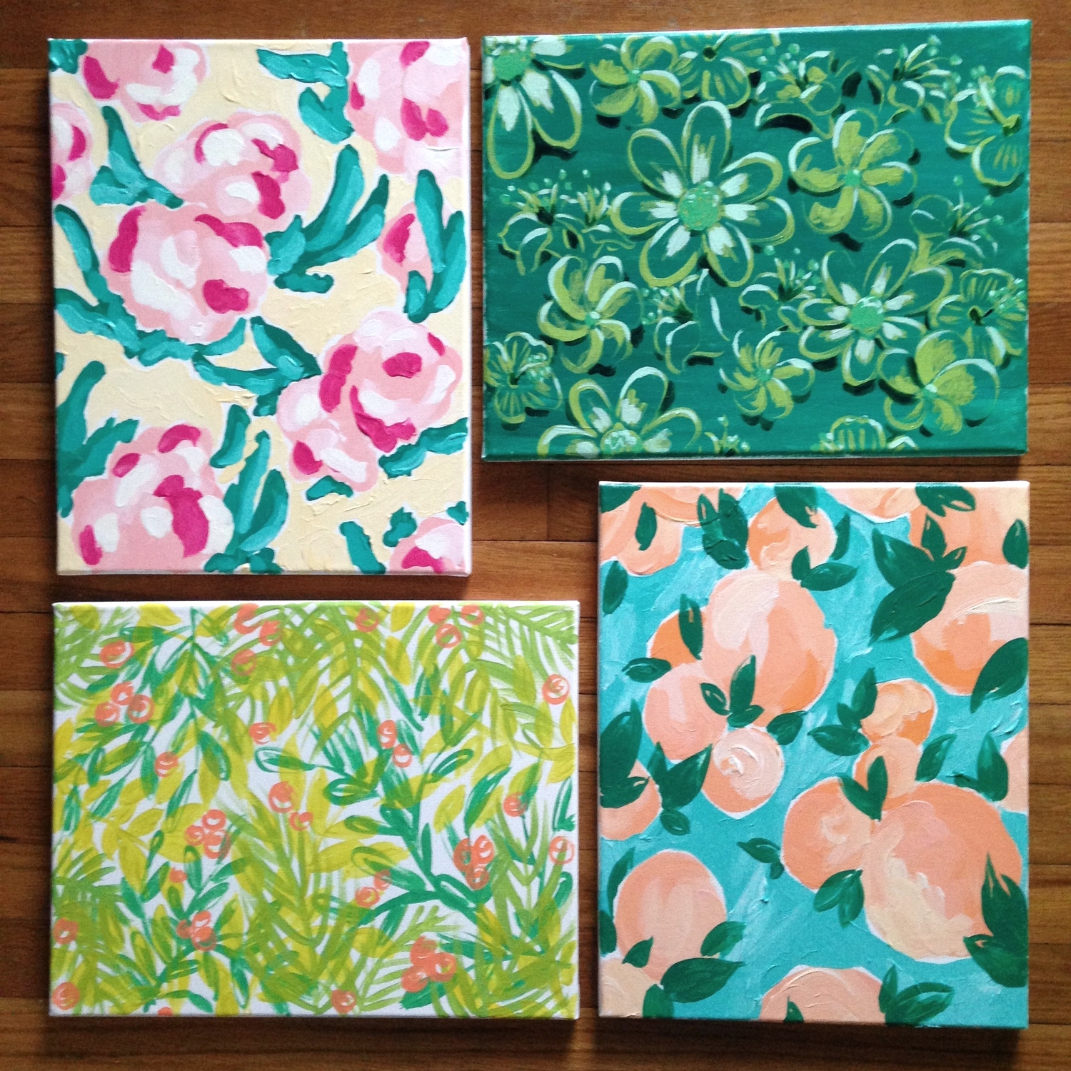 Four Custom Canvases