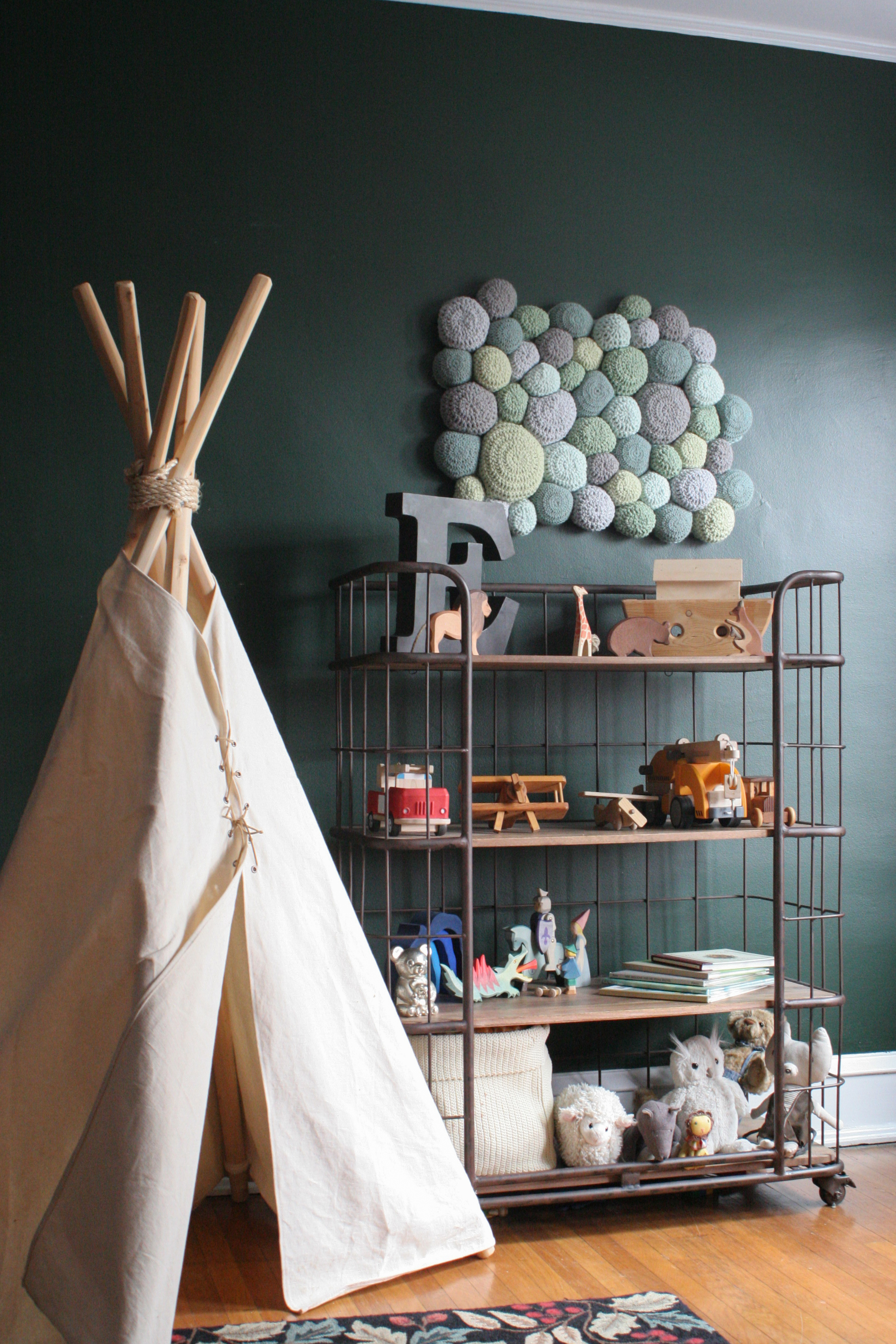 Sustainable Sheepskin as Wall Decor in Children's Room