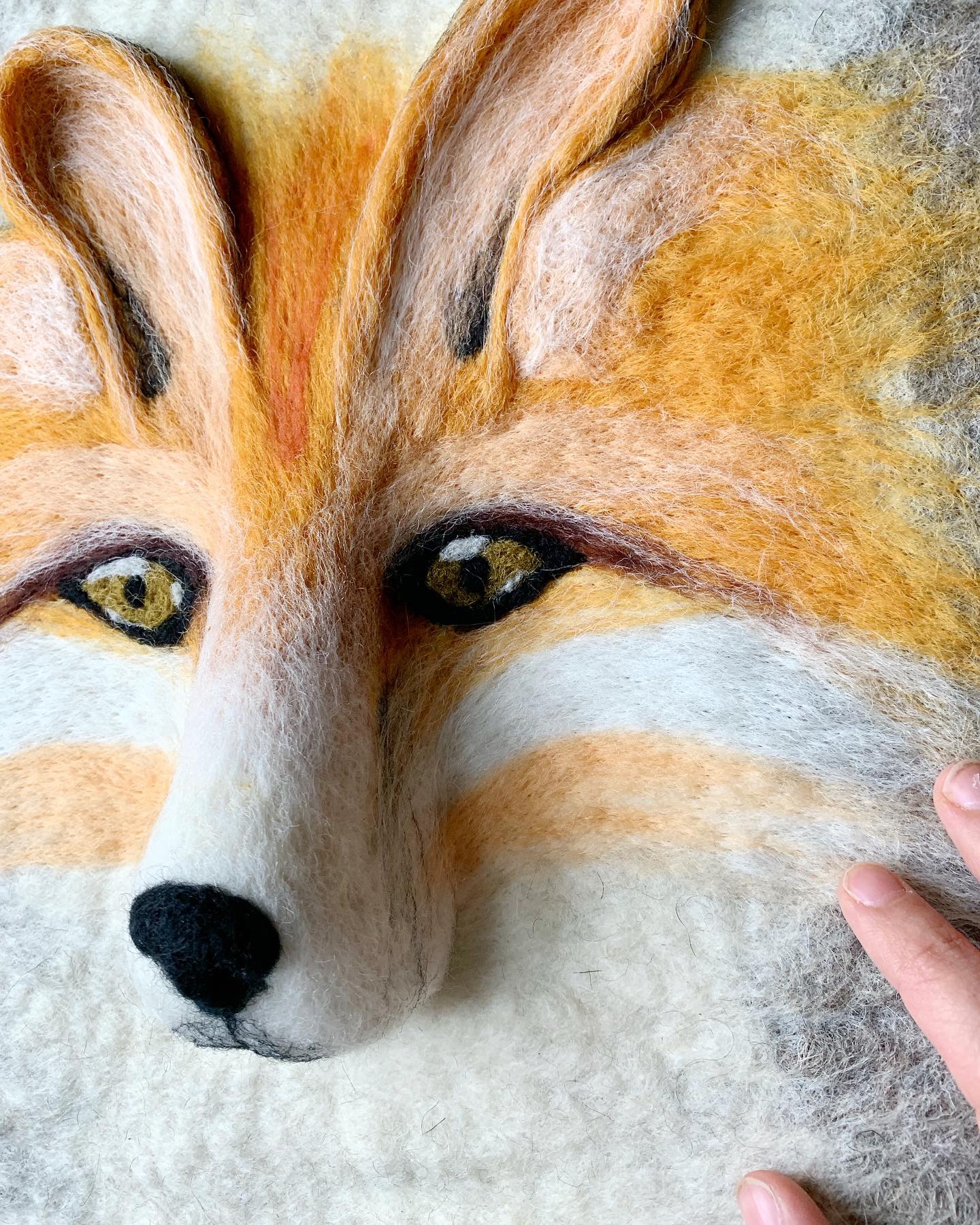 Detail of Fox #2, 2019