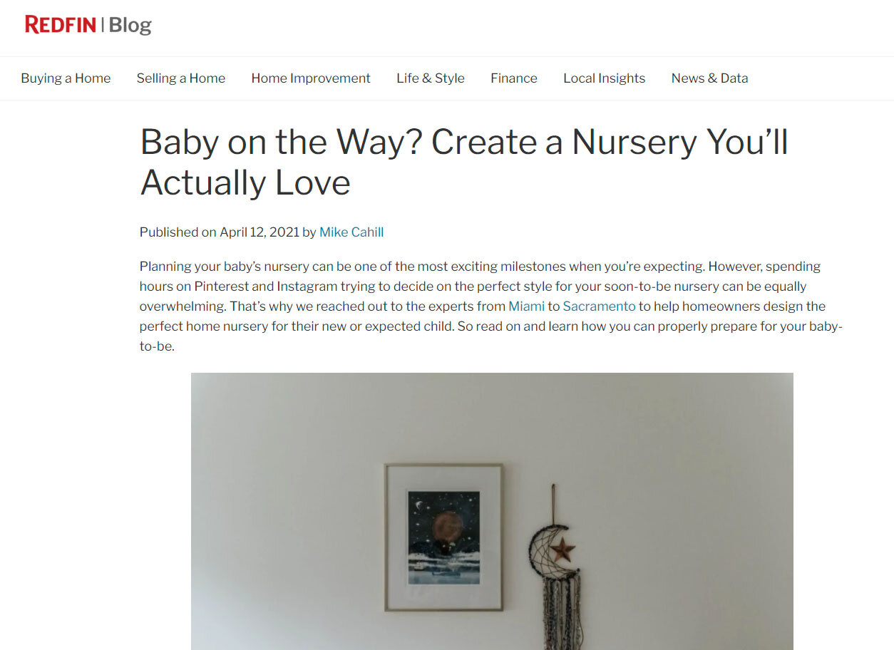 Redfin Nursery Blog Post 