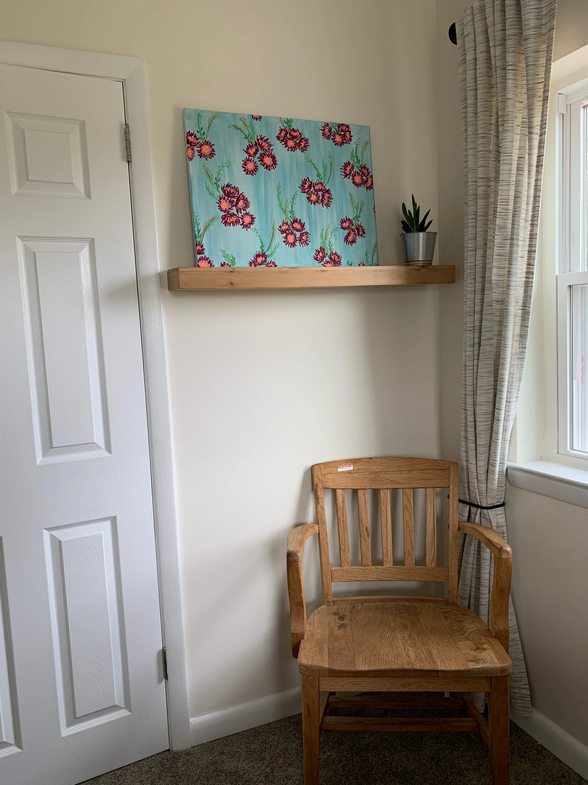 Holly Guertin Strawflowers Floral Painting