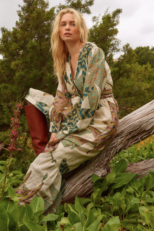 Marie Oliver Hannon Dress in Anise