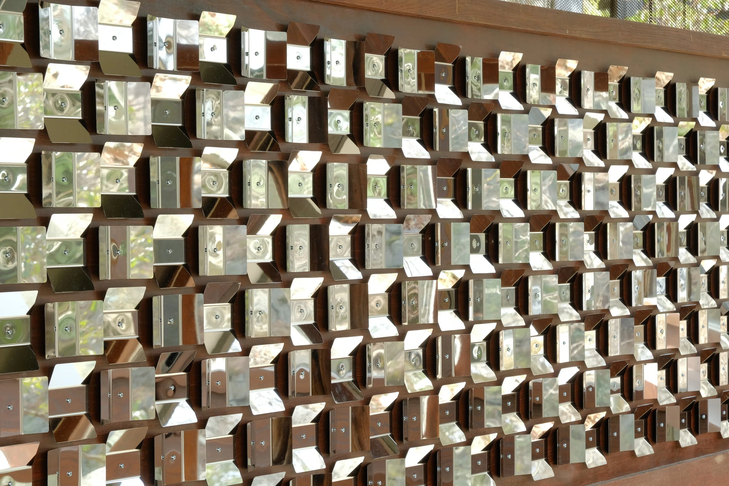 Faceted Panel is on view at Manitoga / The Russel Wright Design Center from May - November 2021 - tours available