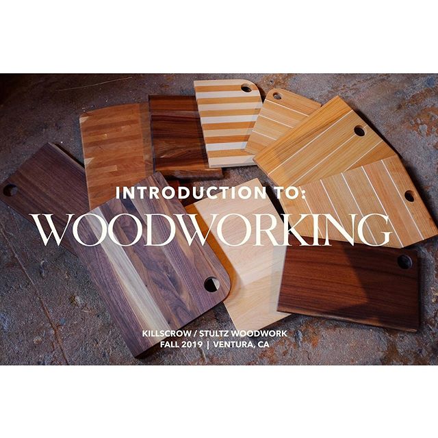 Planning on a November Introduction to Woodworking class in early November along with my shopmate @jeffstultz at our shop in Ventura, Ca.  We will take you through the process of making a cutting board from raw wood to finished product.  It seems sim