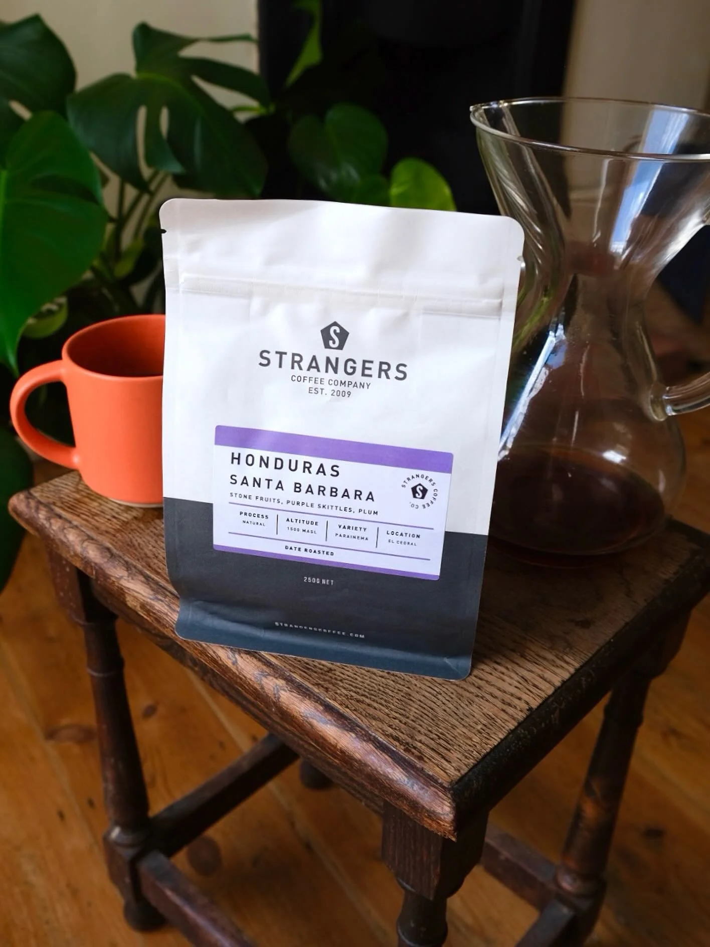 The good news, Santa Barbara is back! The bad news, we only have a couple of sack to roast this time round.

This has been one of our most popular natural coffees of the year, especially with the home brewers, so it won&rsquo;t be about for long 🍑🍍