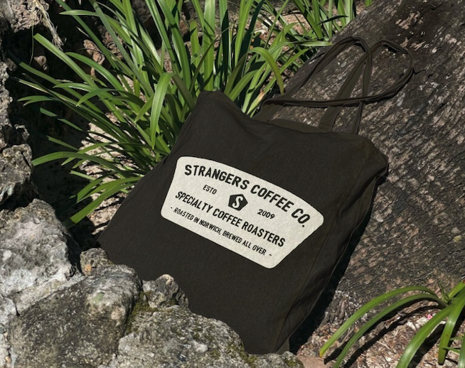 Brewed All Over Shopper Tote Bag