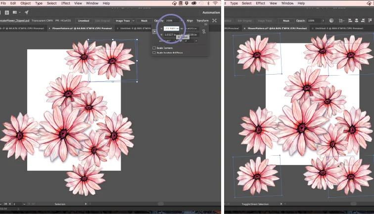 How To Create A Pattern In Illustrator Using Your Own Drawing Or Painting Eyesavvy Design