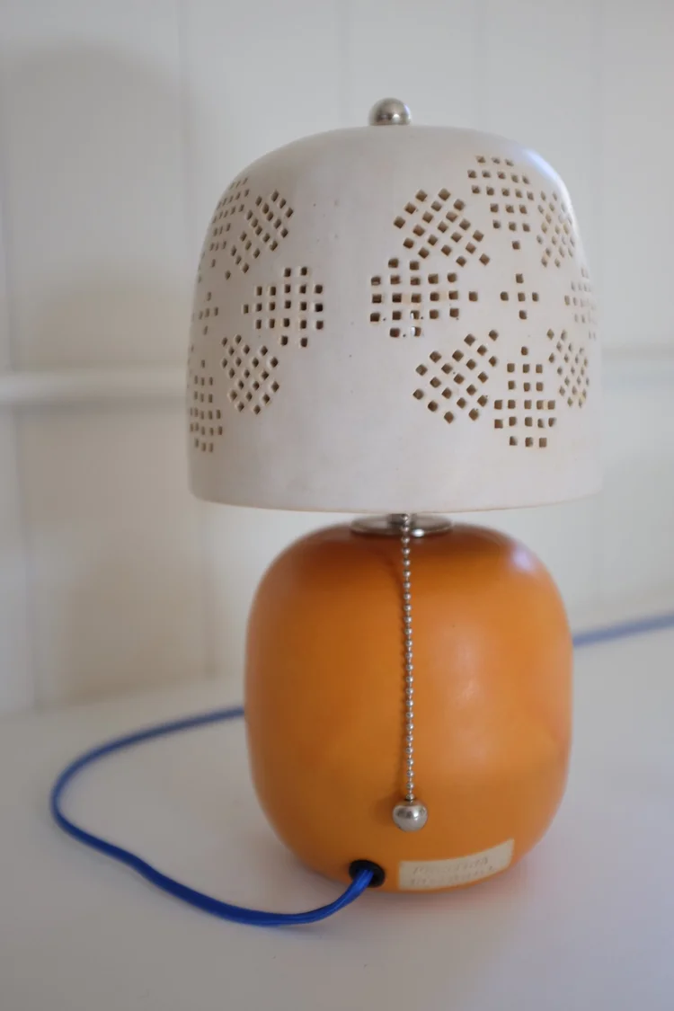 ceramic lamp and shade — Martina Thornhill