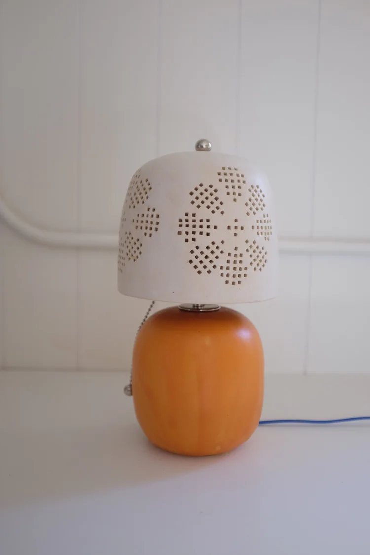 ceramic lamp and shade — Martina Thornhill