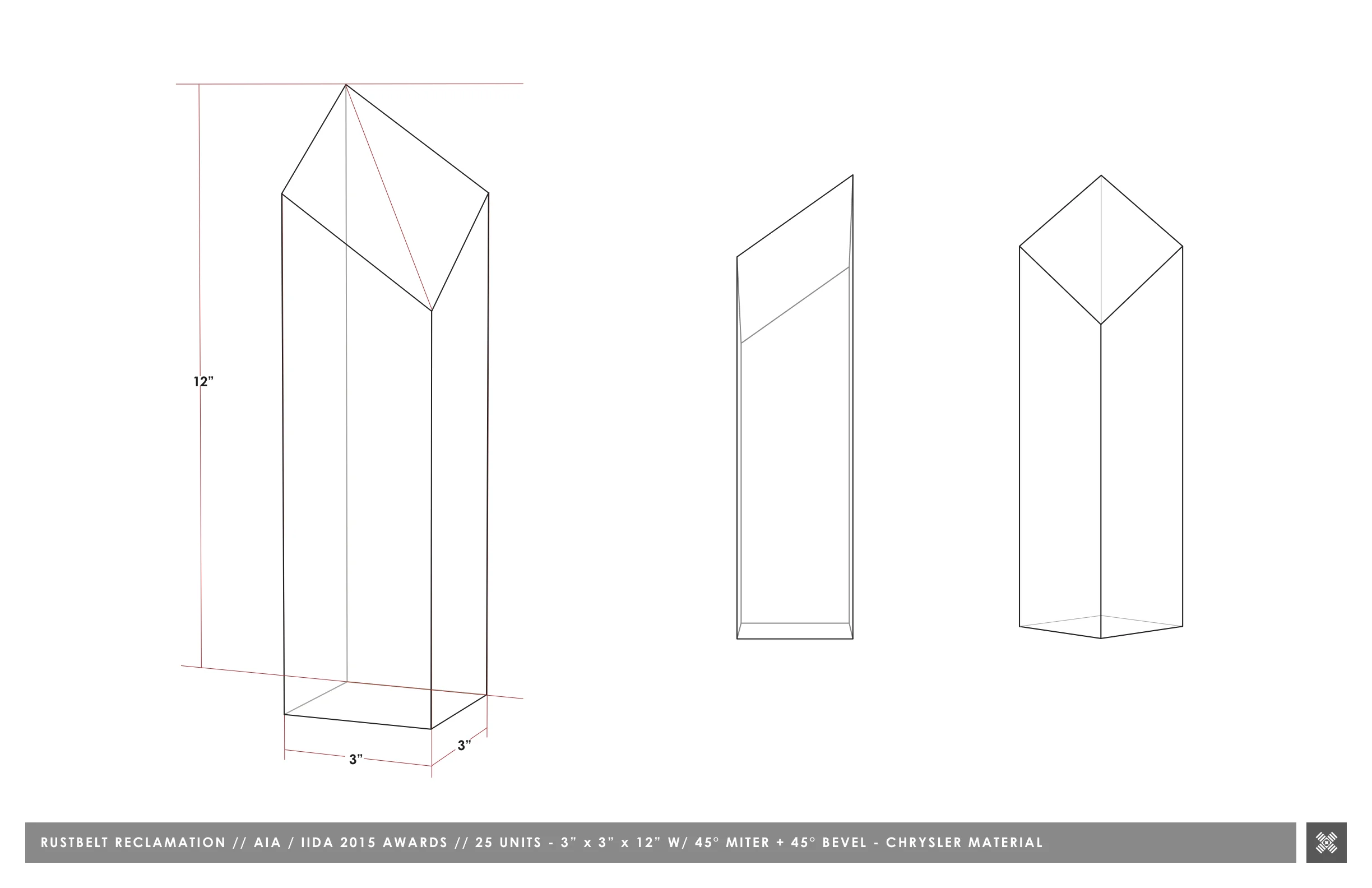 AIA - IIDA 2015 AWARDS - 25 UNITS - 3X3X12 - CHRYSLER MATERIAL-2.jpg