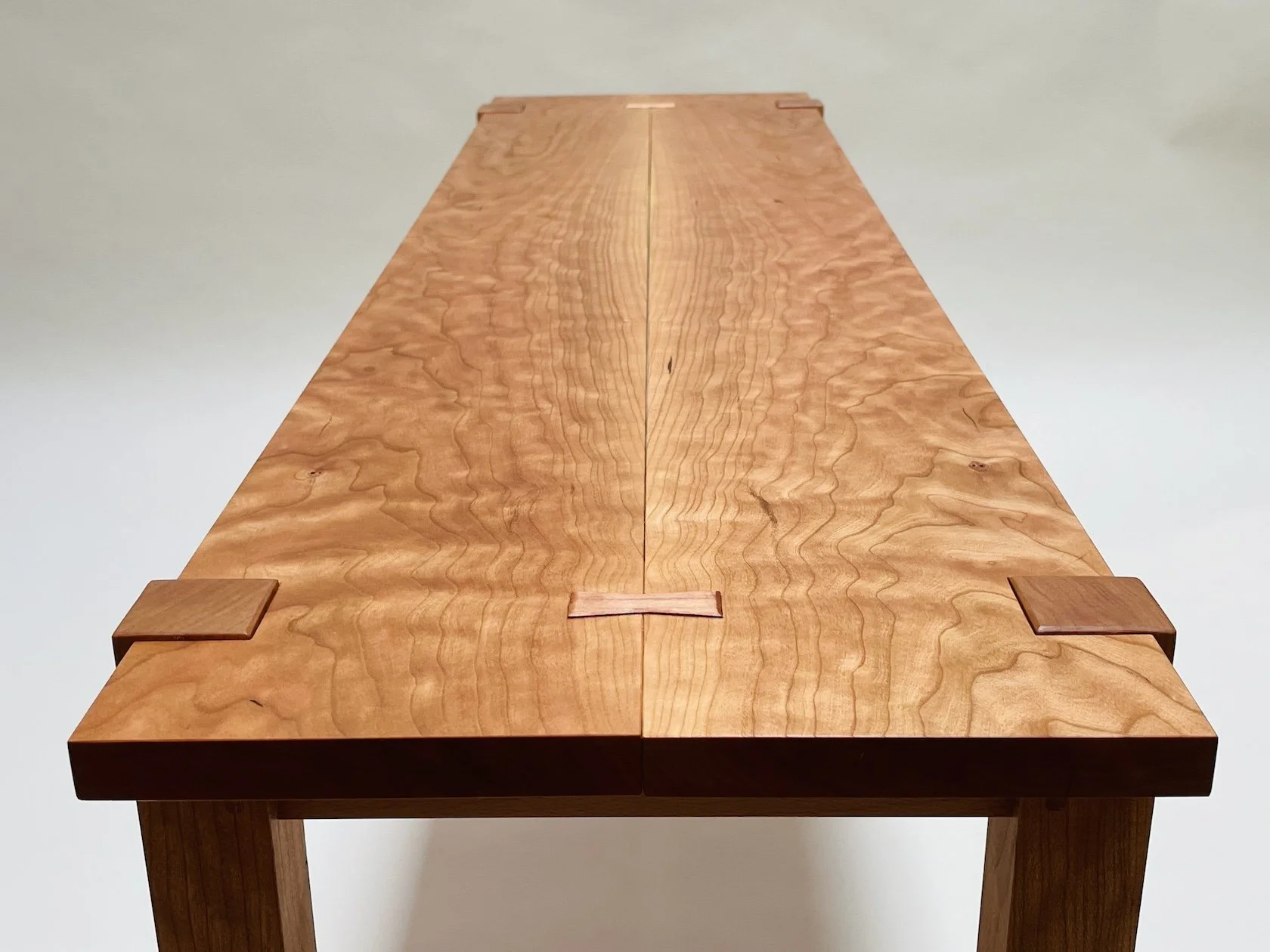 Handmade Bench in Cherry Wood