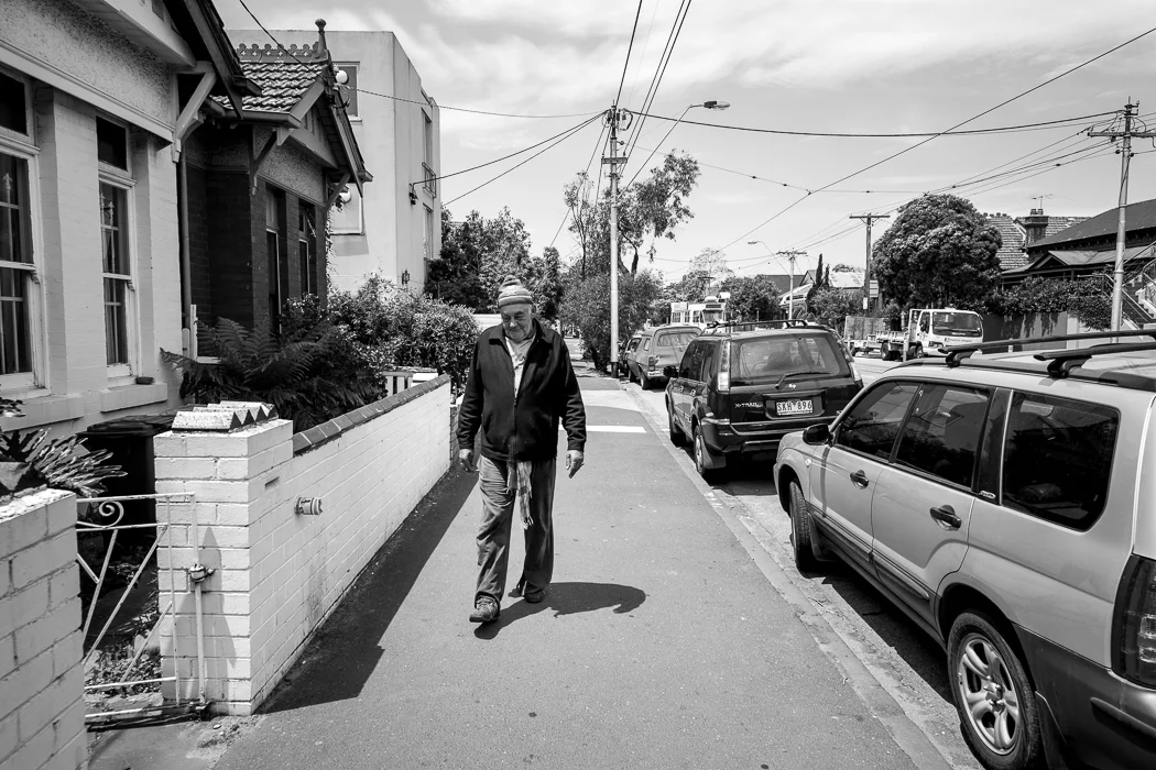 Steven - A Homeless Man Living in St Kilda