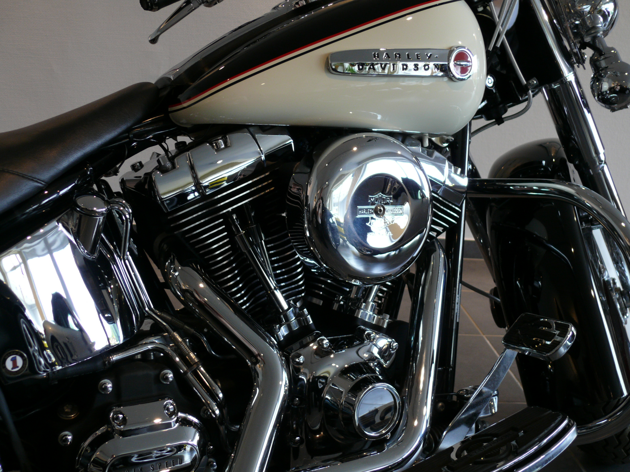 Harley Davidson Retro Style Bike Steel Borrow