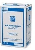 Swabs: Non-Woven Sterile Swabs, 4 Ply, 5cm X 5cm, 5 per pouch - Pack of 25 pouches (£4.99 + VAT)