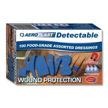 Aeroplast Detectable Food Grade, Assorted Dressings, Premium Quality - 100 per box (£10.95 + VAT)