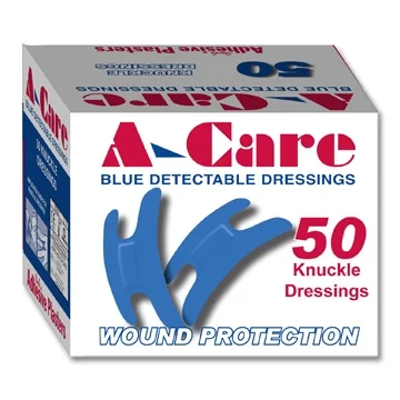 A-Care Blue Detectable Plasters, Assorted 6 Sizes - Box of 100 (£4.99 + VAT)