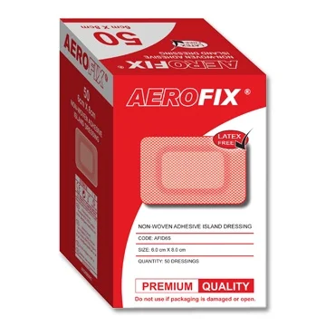 Aerofix Non Woven Adhesive Island Dressings (Latex Free), 6cm x 8cm - Box of 50 (£8.95 + VAT)