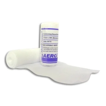Aeroform Conforming Gauze Bandage (non-sterile white) 7.5cm x 4m - Pack of 12 (£7.75 + VAT)