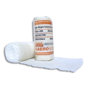 Aerocrepe Cotton Crepe Bandage 10cm x 4m (£1.40 + VAT)