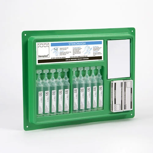 Eye/Wound wash wall plate with contents (£11.99 + VAT)