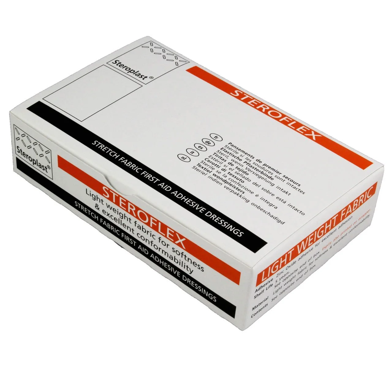 Stretch Fabric Plasters - Steroplast - 7.5cm x 2.5cm (£4.50 + VAT)
