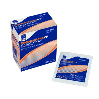 PremierPore Vapour Permeable Dressing - Showerproof - 5cm x 7cm - 50 per box (£6.50 + VAT)
