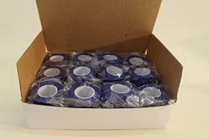 Steroplast Blue Cohesive Elastic Bandages, 2.5cm x 4.5cm (from £0.55 + VAT per bandage for multiple purchases)