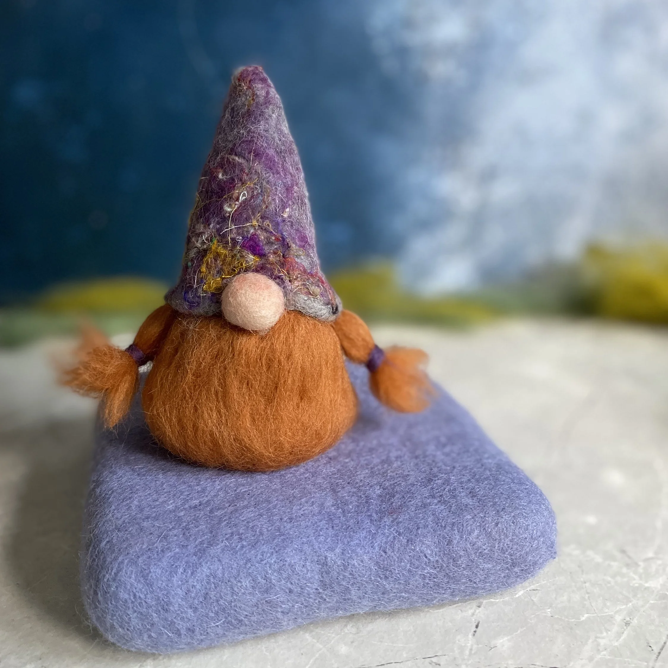 Extra Large Gnomes needle felting kit for beginners