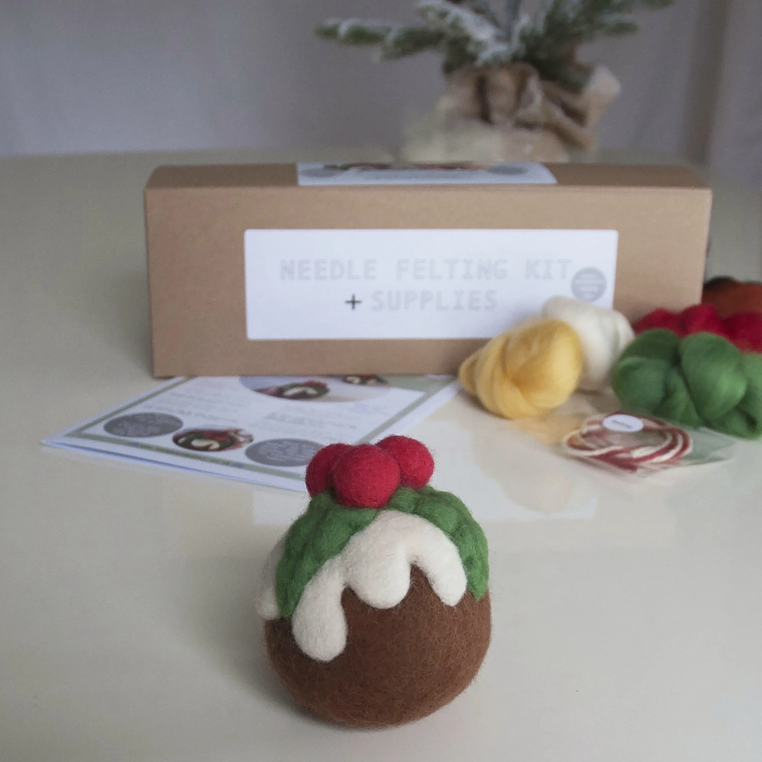 Needle Felting Kit Christmas Pudding 5.jpg