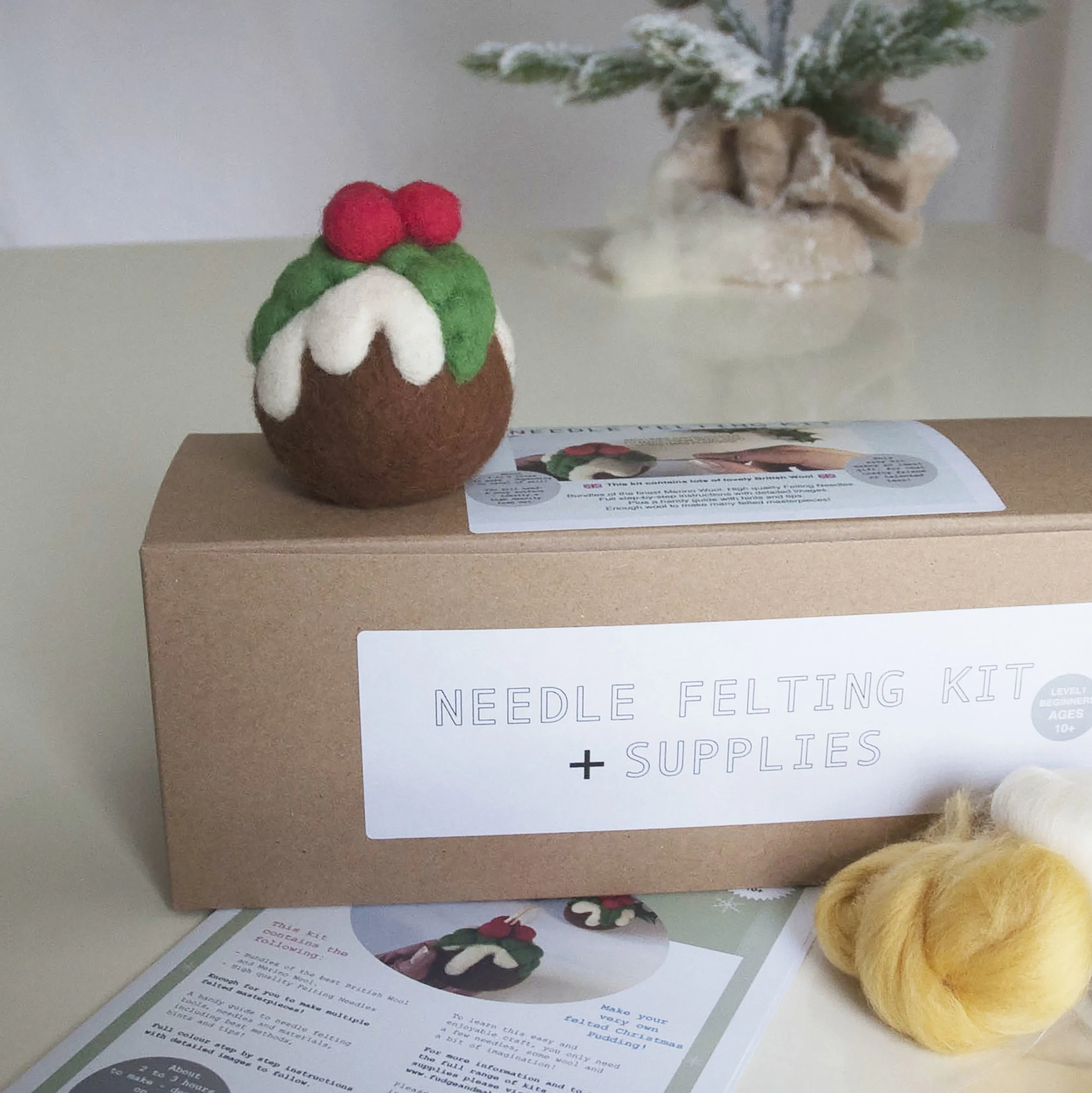 Needle Felting Kit Christmas Pudding 6.jpg