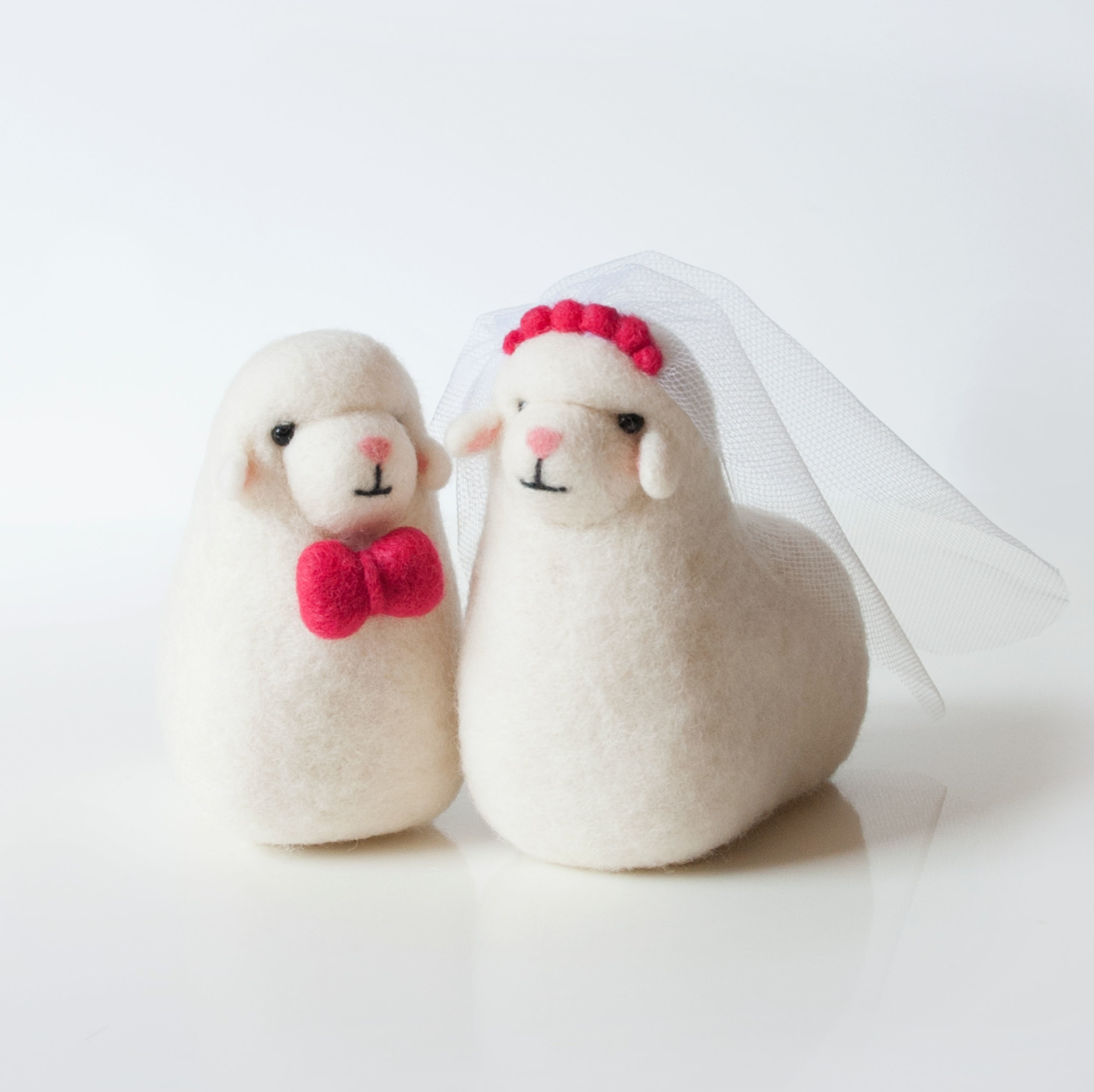 Sheep bride and groom