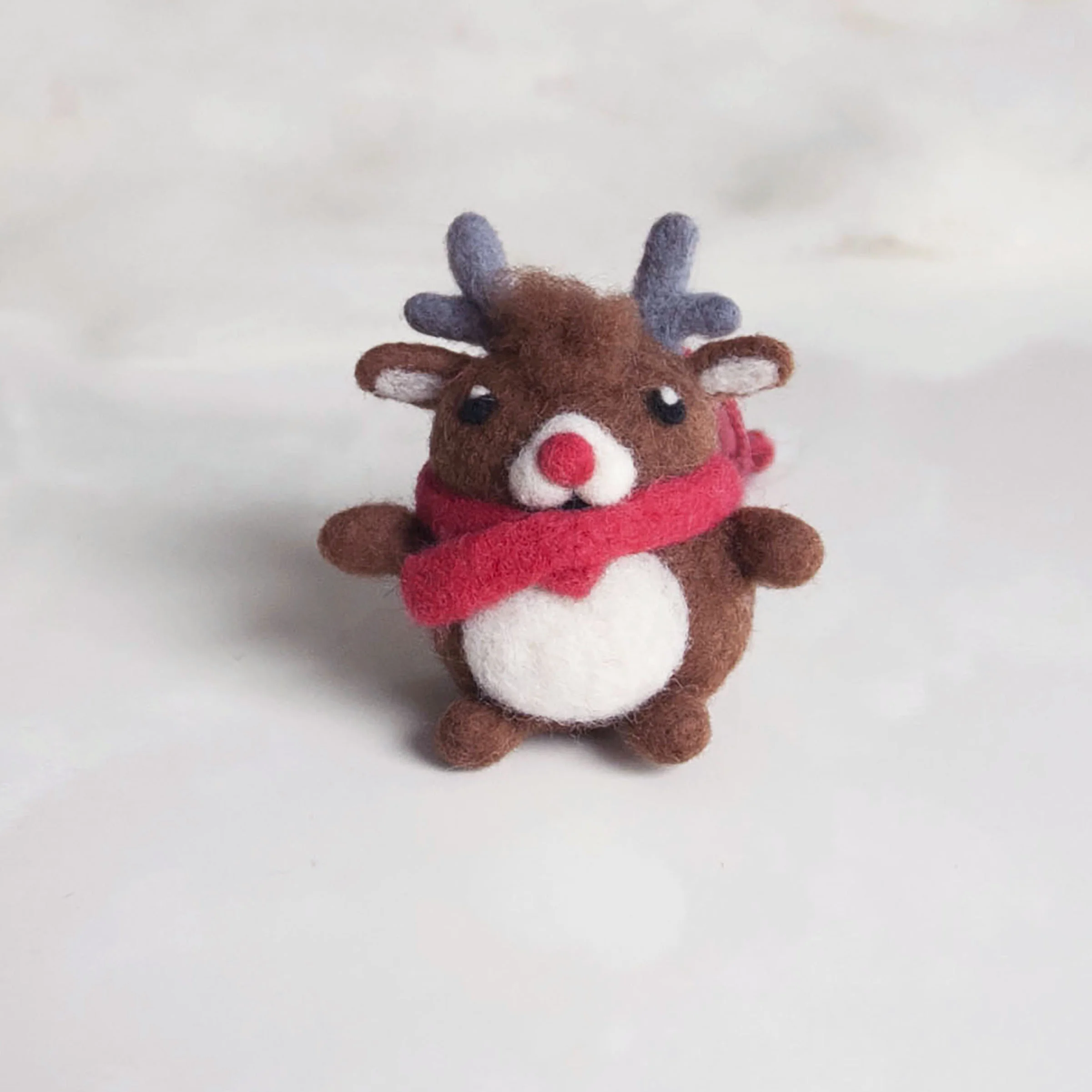 Needle Felted Mini Reindeer Tree Decoration 2b.jpg
