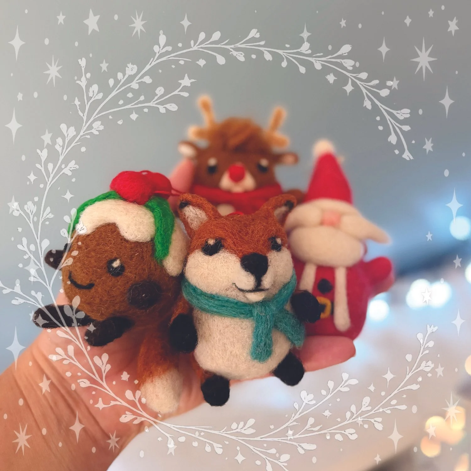 Special festive needle felting workshops at the Bear Of Burton